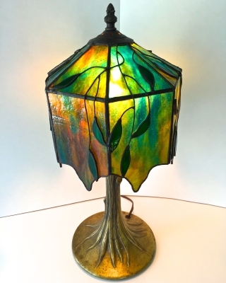 Stained Glass Tree Lamp 16x20